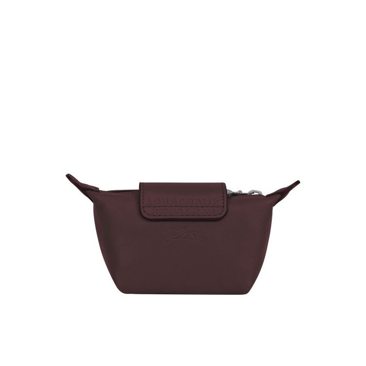 Longchamp Leren Kaarthouder Bordeaux | 201549-WSC