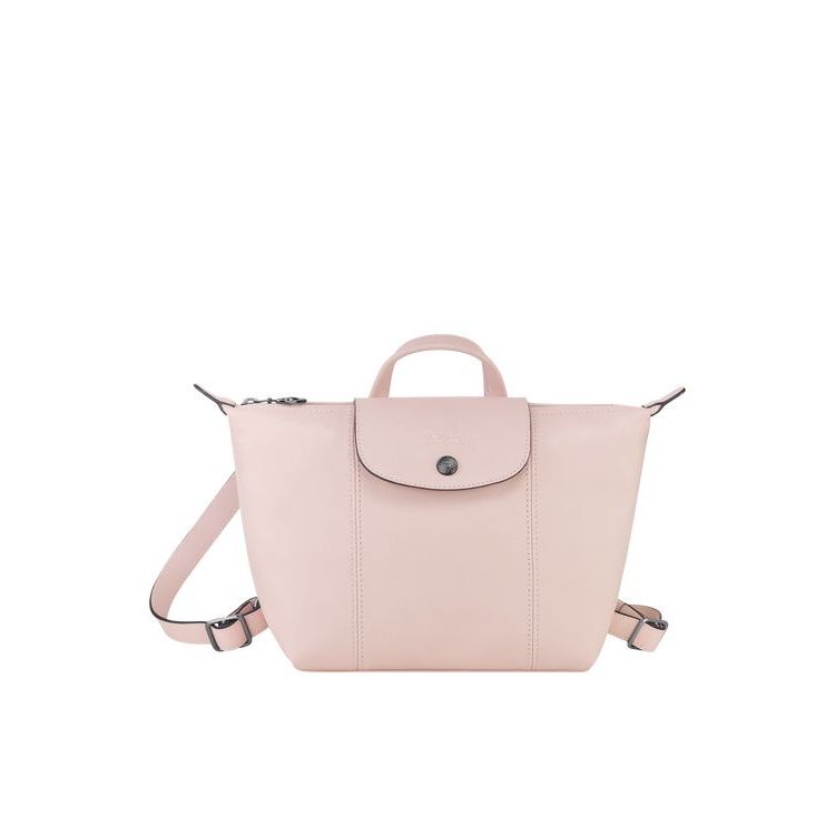 Longchamp Leren Rugzak Roze | 726491-DWB