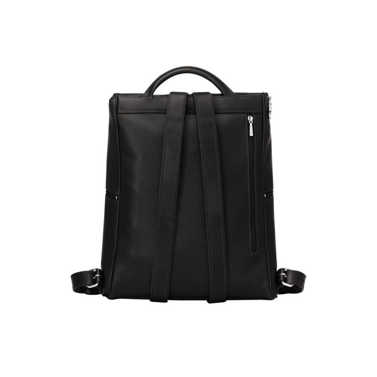 Longchamp Leren Rugzak Zwart | 059643-UFZ