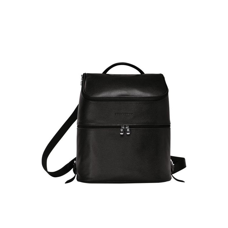 Longchamp Leren Rugzak Zwart | 059643-UFZ