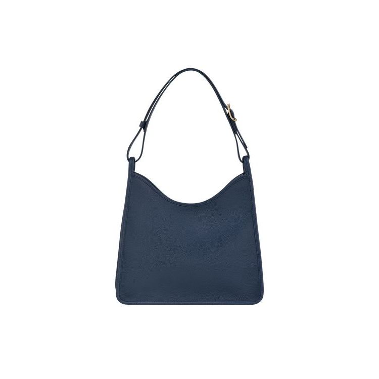 Longchamp Leren Schoudertassen Donkerblauw | 201675-EPG