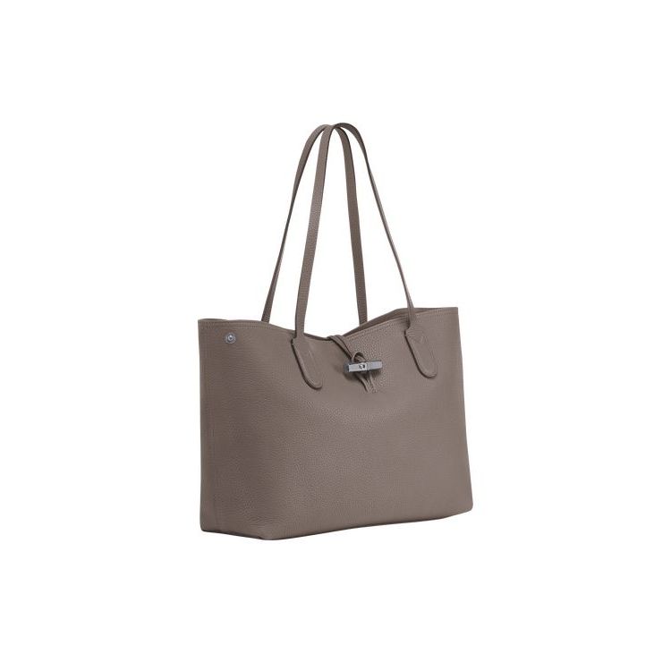 Longchamp Leren Schoudertassen Grijs | 034816-YSL