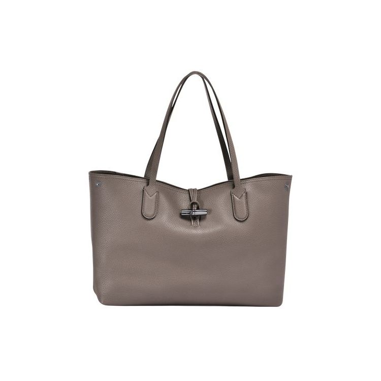 Longchamp Leren Schoudertassen Grijs | 034816-YSL