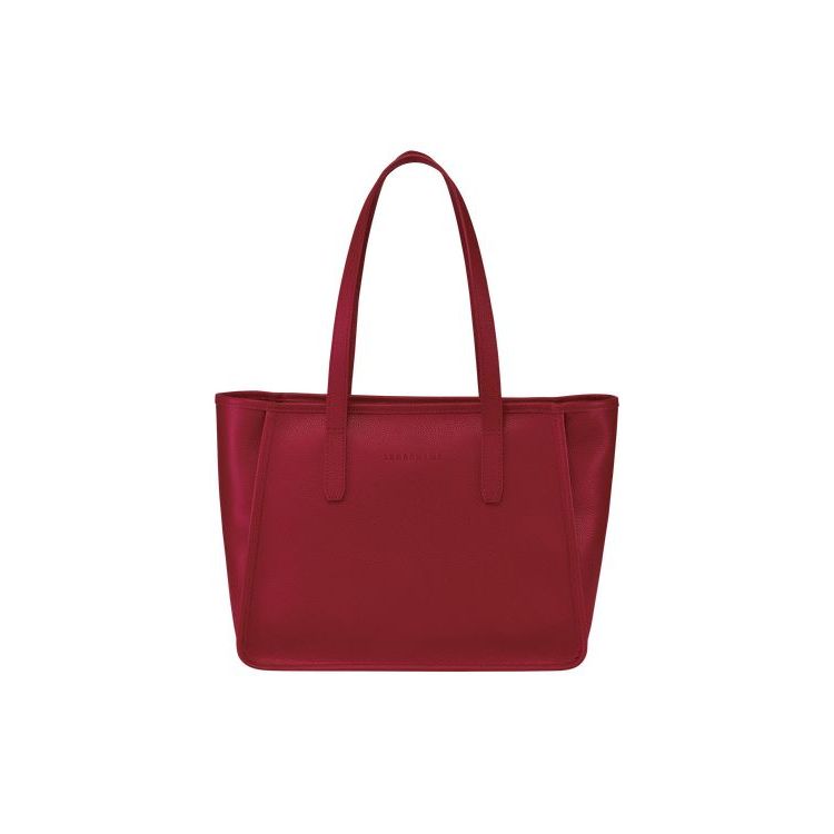 Longchamp Leren Schoudertassen Rood | 495860-XWA