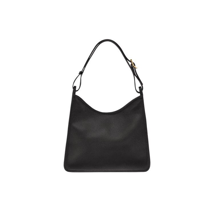 Longchamp Leren Schoudertassen Zwart | 615230-OZA