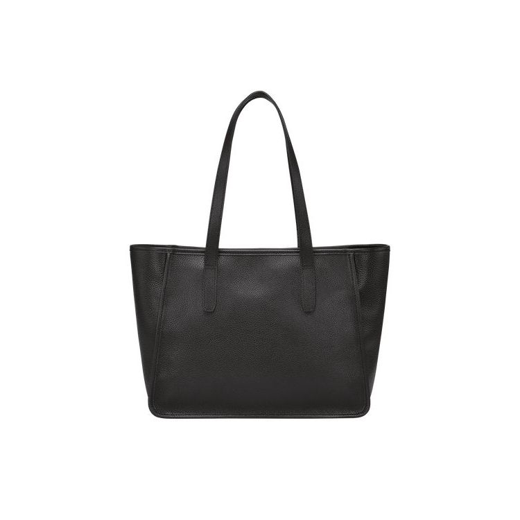 Longchamp Leren Schoudertassen Zwart | 683570-OVW