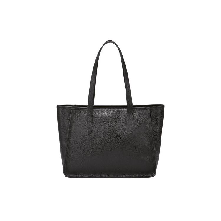 Longchamp Leren Schoudertassen Zwart | 683570-OVW