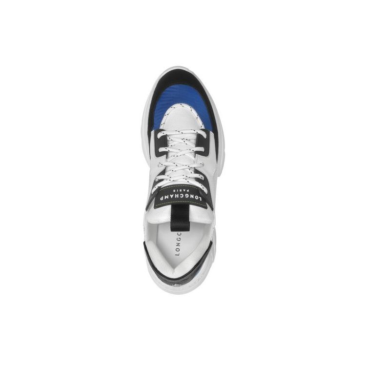 Longchamp Leren Sneakers Diepblauw | 413079-JVX