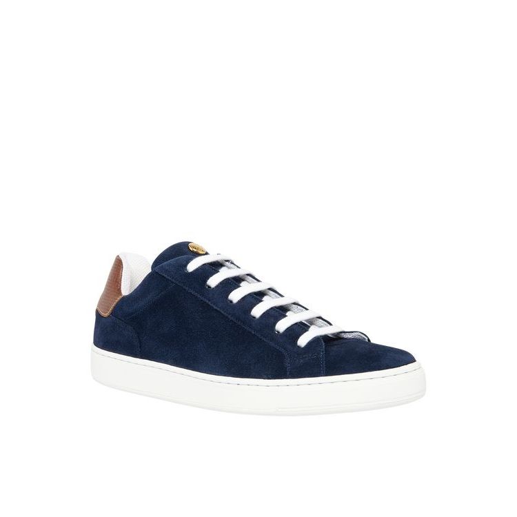 Longchamp Leren Sneakers Donkerblauw | 834572-MAB