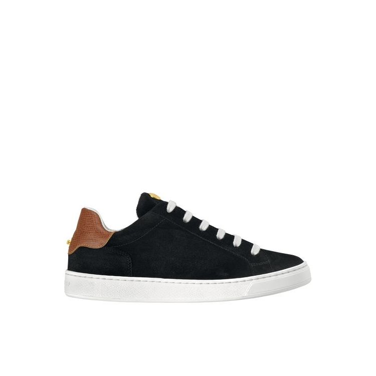 Longchamp Leren Sneakers Zwart | 594231-ERB