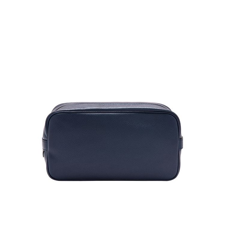 Longchamp Leren Toilettas Donkerblauw | 073461-YGF