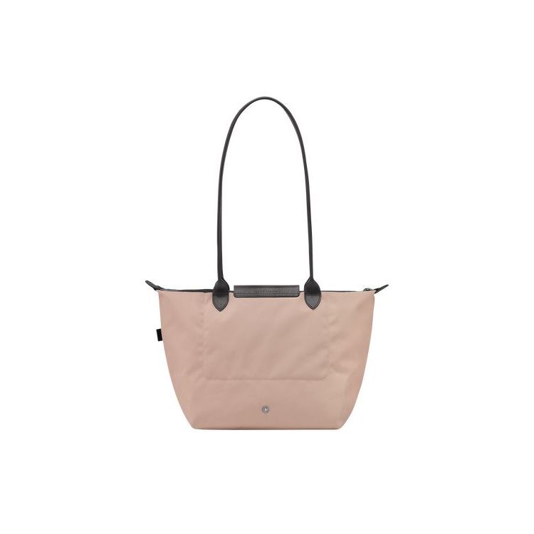 Longchamp Long Hawthorn Recycled canvas Schoudertassen Roze | 389507-MZJ