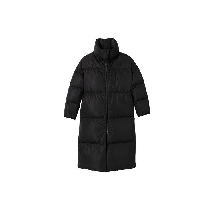 Longchamp Long Puffer Synthetisch Fibres Jassen Zwart | 316478-CPR