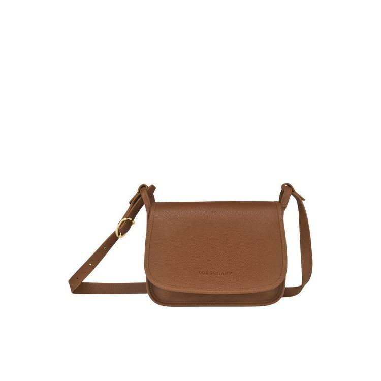 Longchamp M Caramel Leren Crossbodytassen Bruin | 819736-LYF