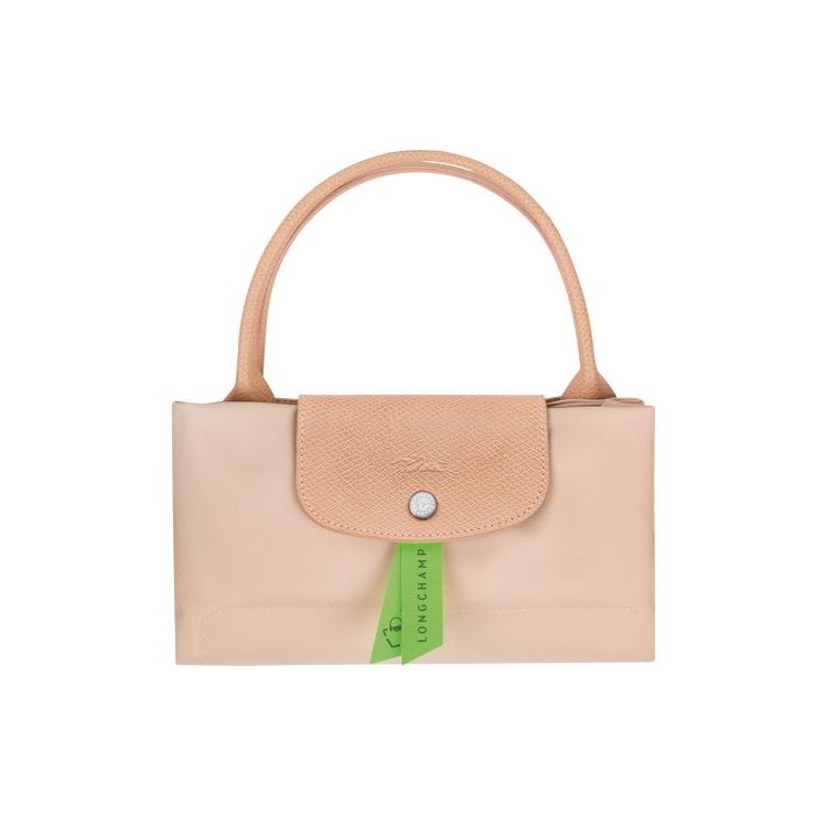 Longchamp M Flowers Recycled canvas Handtas Lichtroze | 746521-ESQ