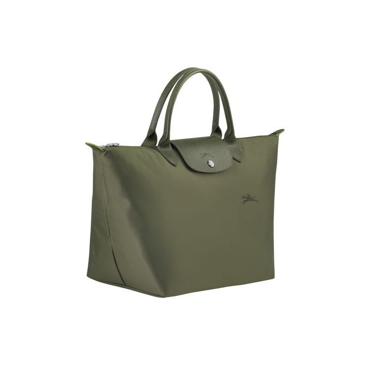 Longchamp M Forest Recycled canvas Handtas Groen | 749013-IOG