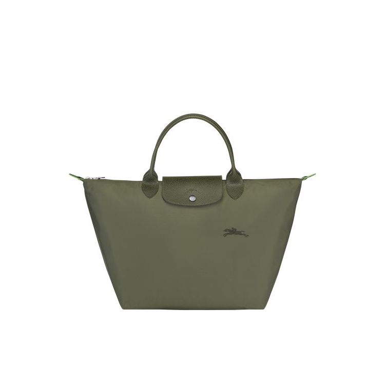 Longchamp M Forest Recycled canvas Handtas Groen | 749013-IOG