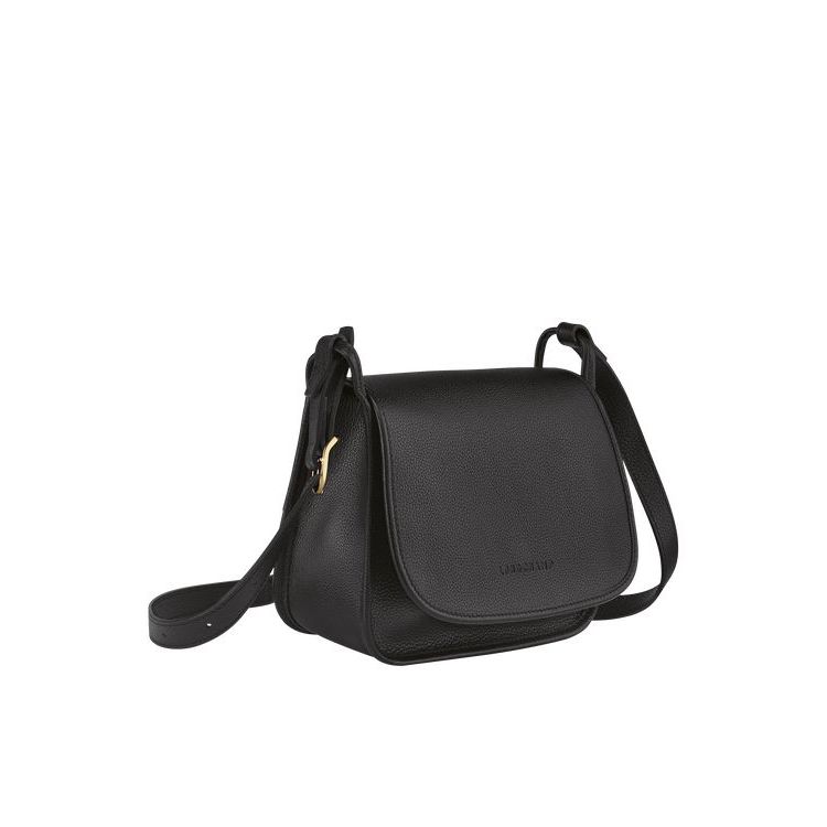 Longchamp M Leren Crossbodytassen Zwart | 807321-XYT