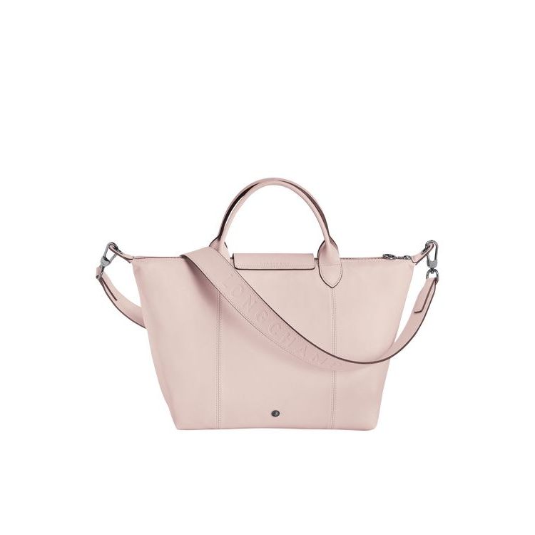 Longchamp M Leren Handtas Roze | 396201-FEX