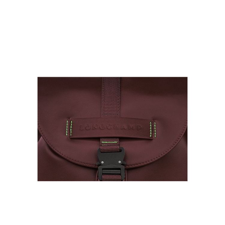 Longchamp M Leren New Rood | 190273-XCW