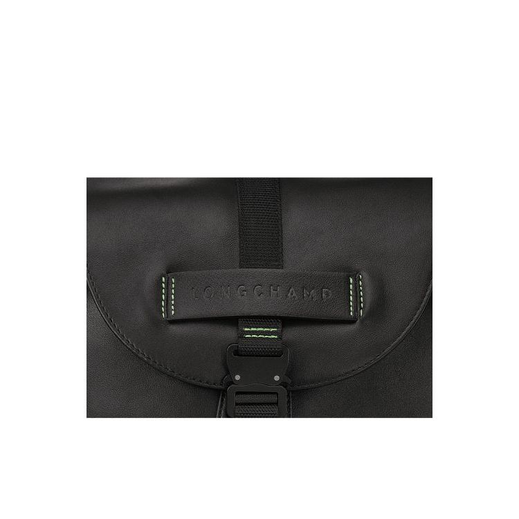 Longchamp M Leren Rugzak Zwart | 276540-FMN