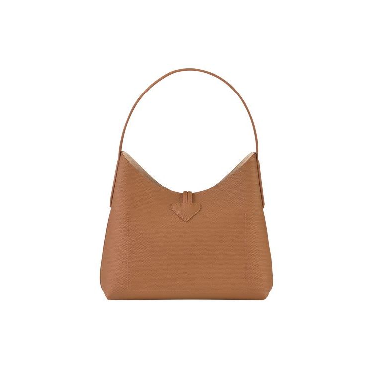 Longchamp M Leren Schoudertassen Beige | 452983-CZO