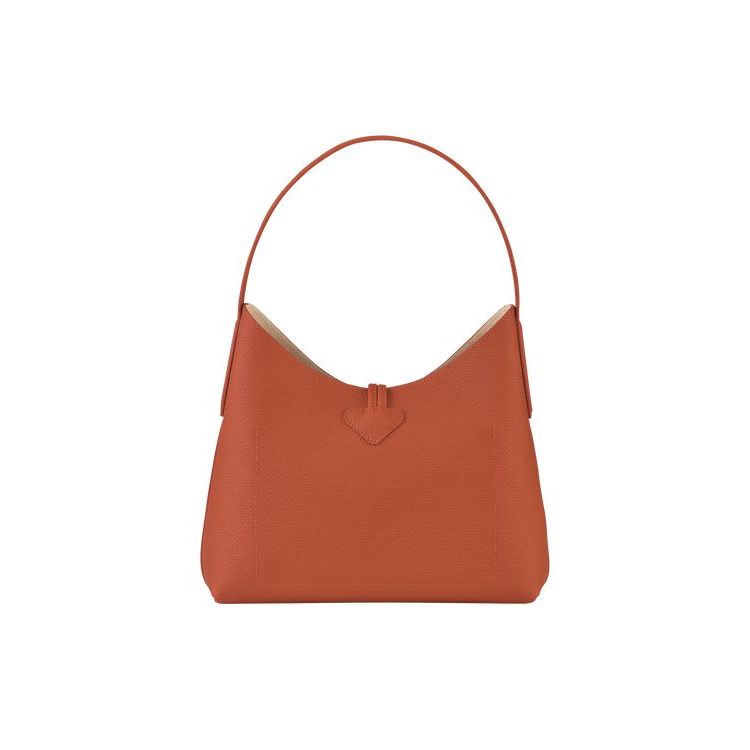 Longchamp M Leren Schoudertassen Donkerrood | 748016-BRE