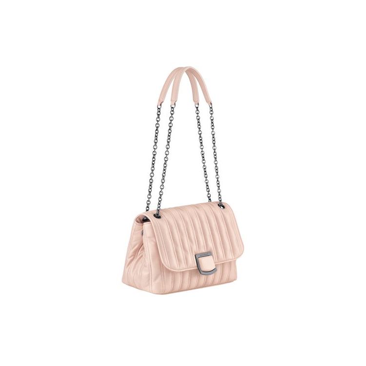 Longchamp M Powder Leren Crossbodytassen Roze | 809416-CGL