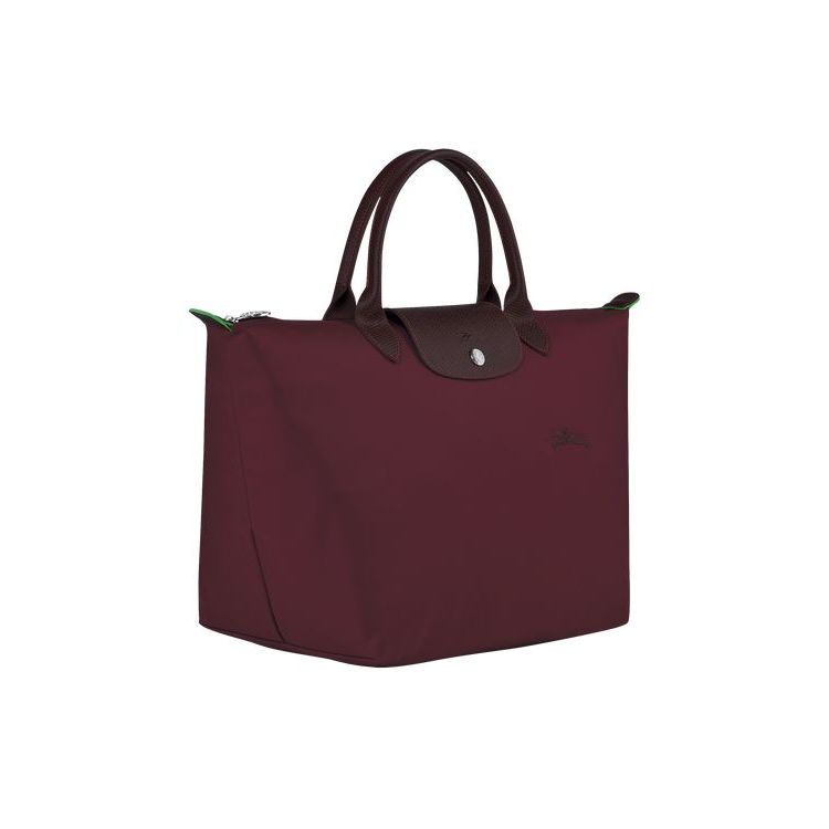 Longchamp M Recycled canvas Handtas Bordeaux | 072168-LAE