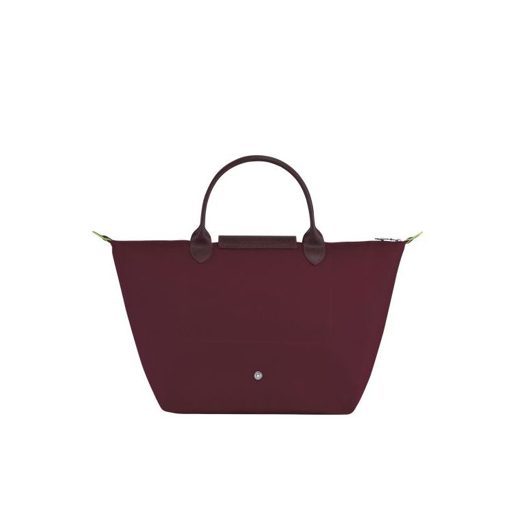 Longchamp M Recycled canvas Handtas Bordeaux | 072168-LAE