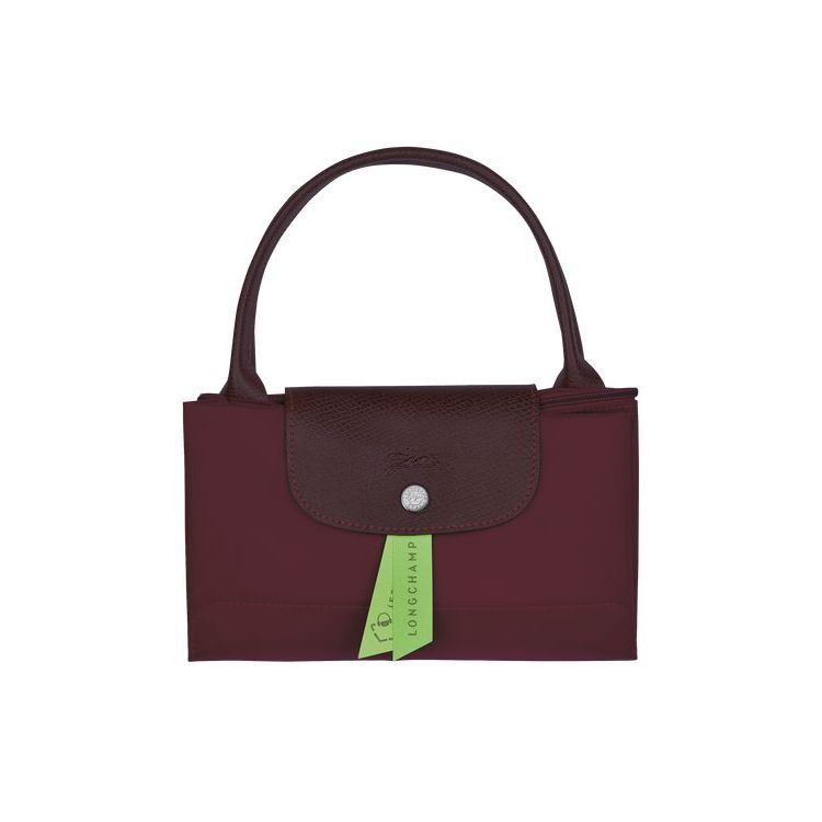 Longchamp M Recycled canvas Handtas Bordeaux | 072168-LAE