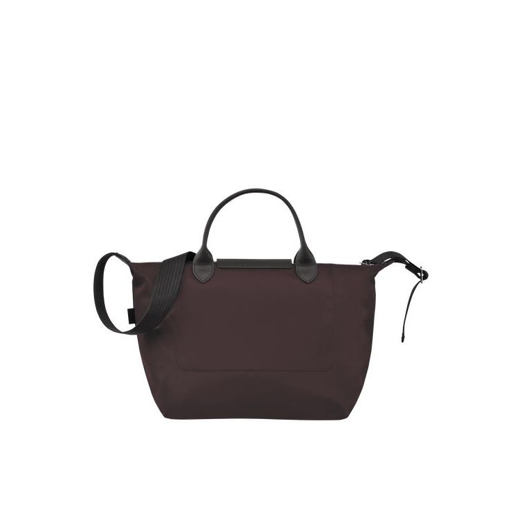 Longchamp M Recycled canvas Handtas Bordeaux | 083746-SOK