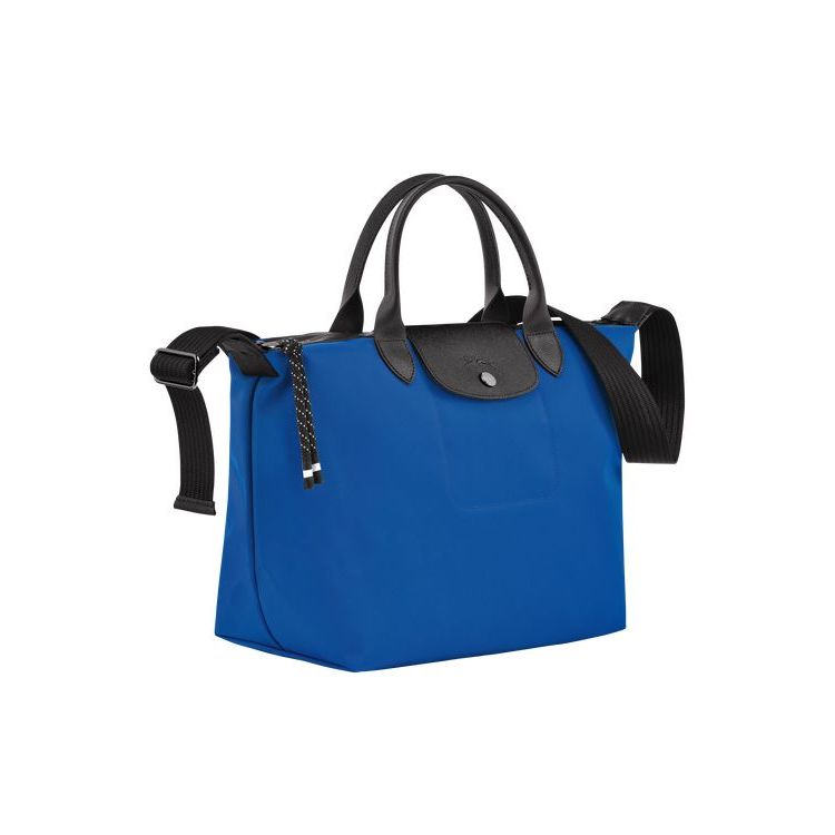 Longchamp M Recycled canvas Handtas Diepblauw | 450816-RIF