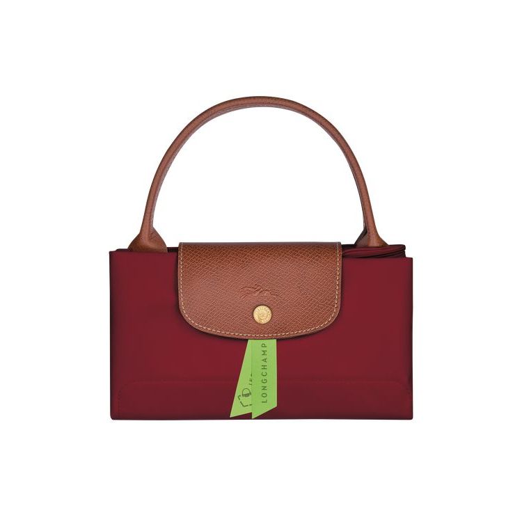 Longchamp M Recycled canvas Handtas Rood | 097354-KDE