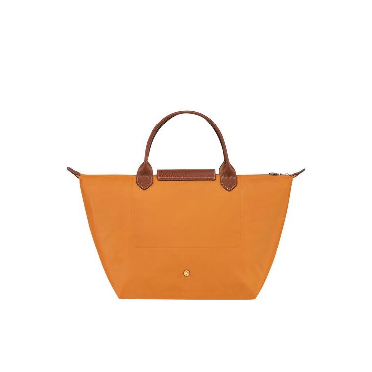 Longchamp M Saffron Recycled canvas Handtas Oranje | 596841-VUL