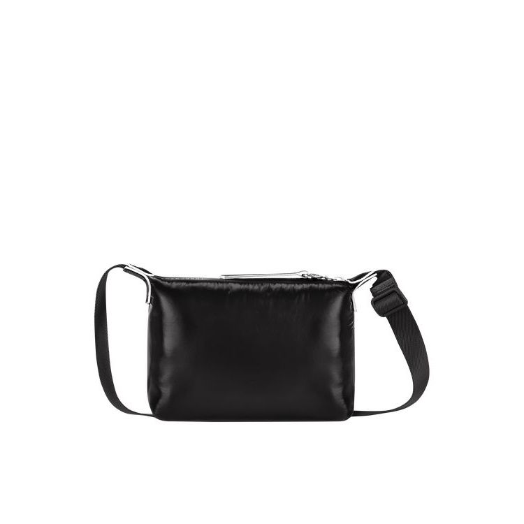 Longchamp Pouch Canvas Heuptas Zwart | 405187-XQS