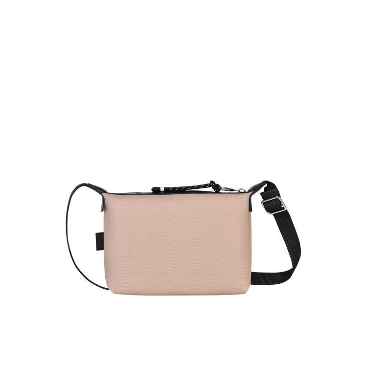 Longchamp Pouch Hawthorn Recycled canvas Schoudertassen Roze | 127084-PNE