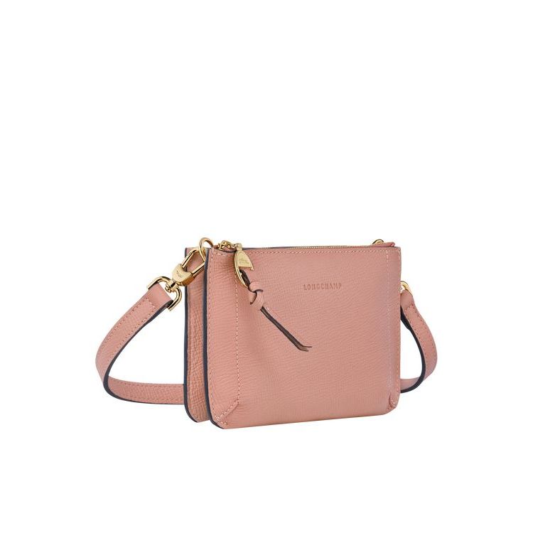 Longchamp Pouch Leren Crossbodytassen Roze | 452307-XIW