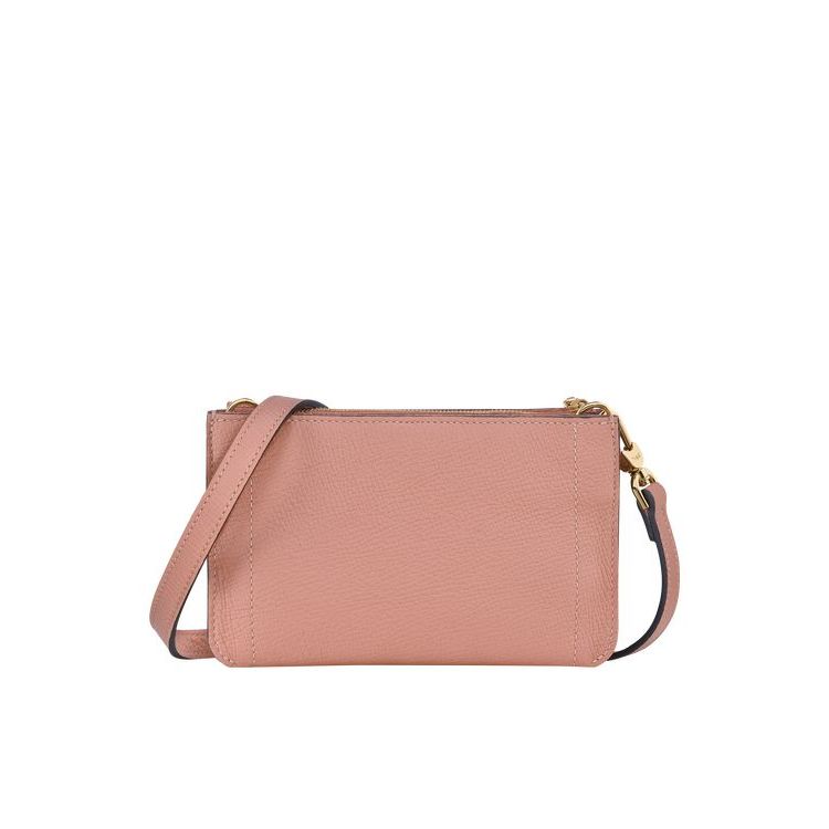 Longchamp Pouch Leren Crossbodytassen Roze | 452307-XIW