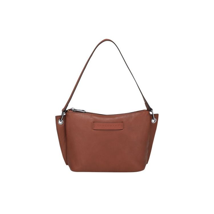 Longchamp Pouch Leren Heuptas Bruin | 483059-WLB