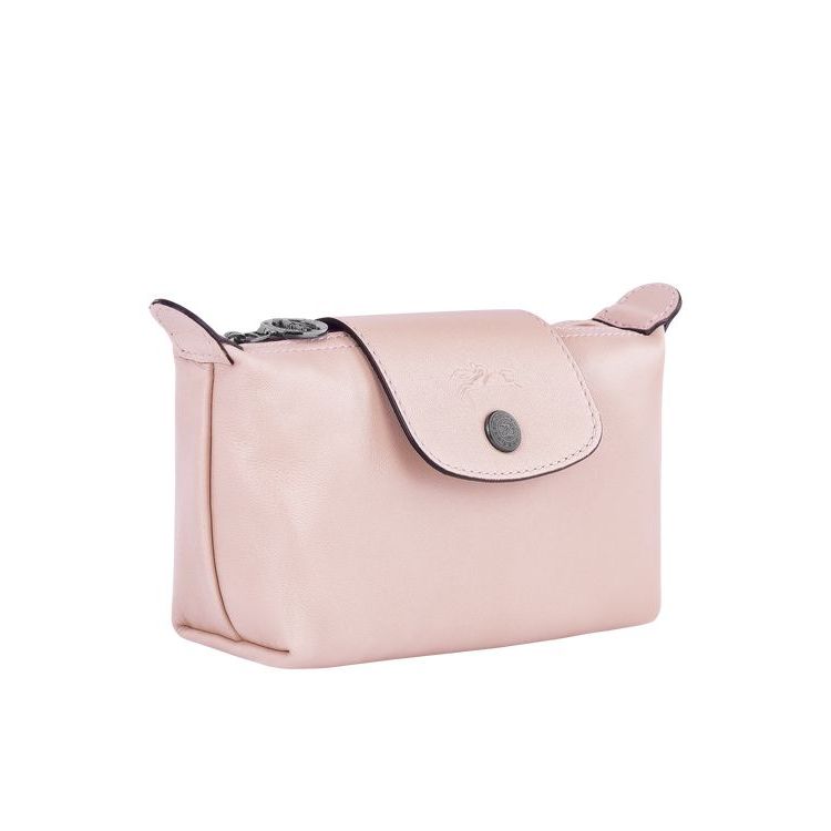 Longchamp Pouch Leren Zak Roze | 208597-LUO