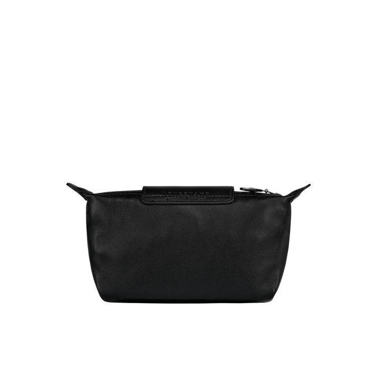 Longchamp Pouch Leren Zak Zwart | 093615-KGP