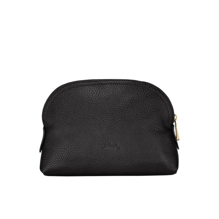 Longchamp Pouch Leren Zak Zwart | 124763-SCV