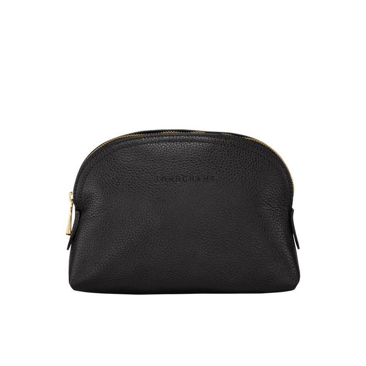 Longchamp Pouch Leren Zak Zwart | 124763-SCV