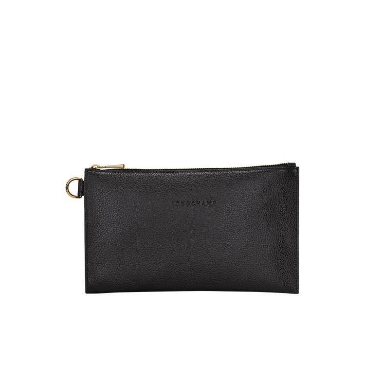 Longchamp Pouch Leren Zak Zwart | 270431-SXZ