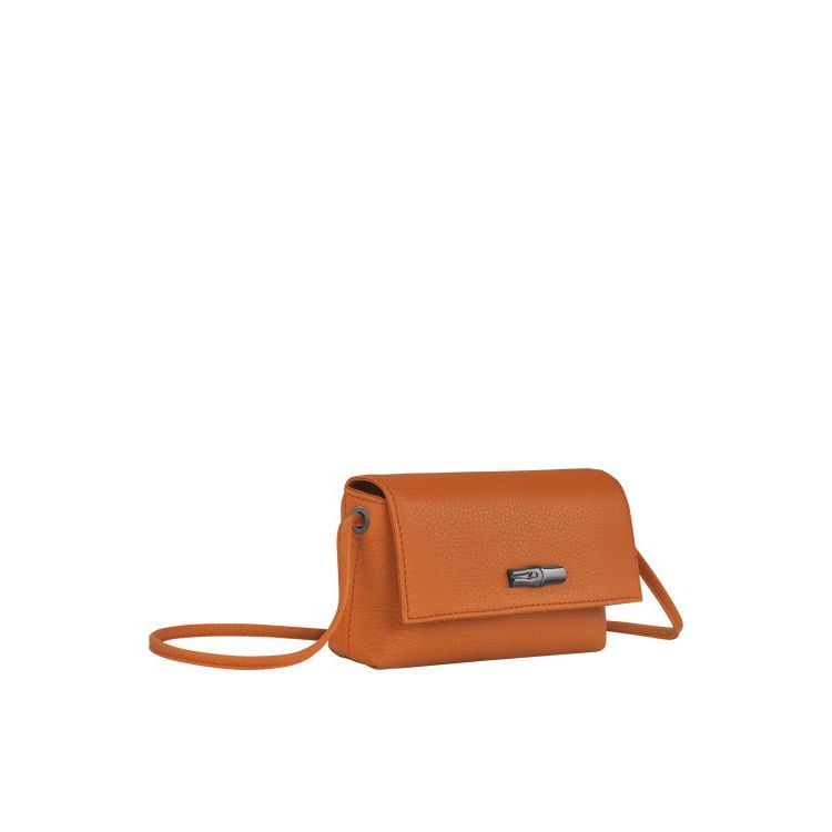 Longchamp Pouch Saffron Leren Zak Oranje | 253871-AOP