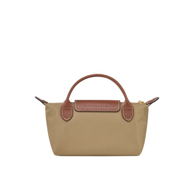 Longchamp Pouch With Desert Recycled canvas Zak Khaki | 246730-PAI