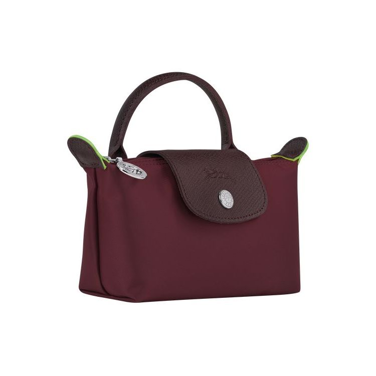 Longchamp Pouch With Recycled canvas Zak Bordeaux | 586792-KHT