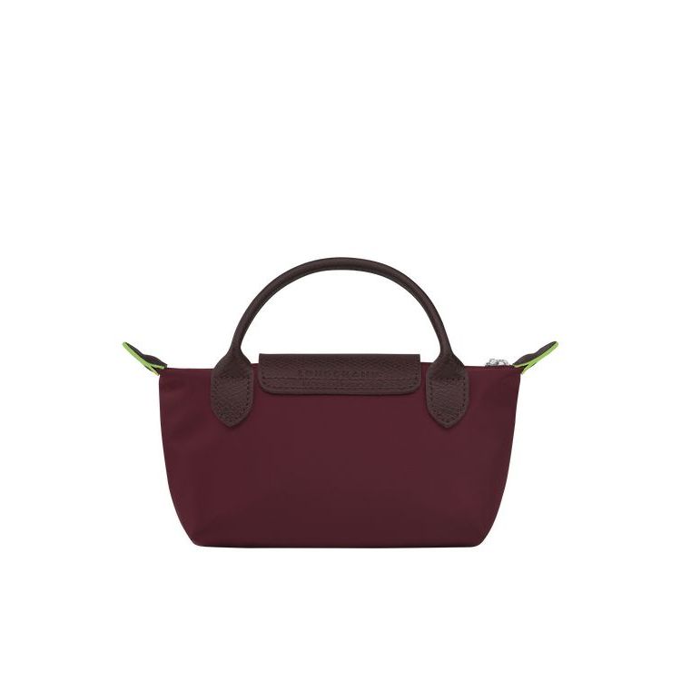 Longchamp Pouch With Recycled canvas Zak Bordeaux | 586792-KHT