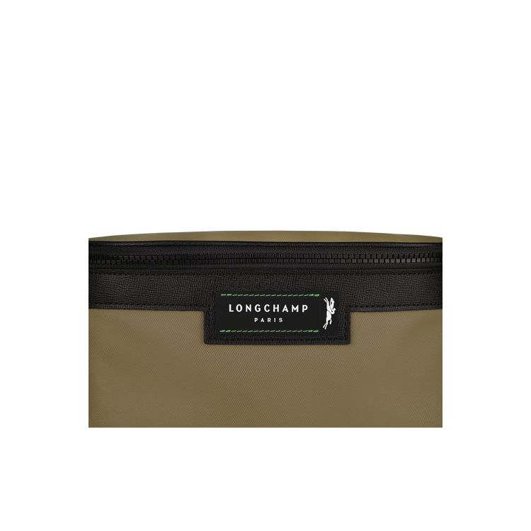 Longchamp Recycled canvas Heuptas Khaki | 018239-RGI